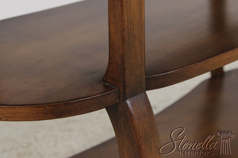 L72148: Pair Of BAKER Three-Tier Leather Top Stands gallery