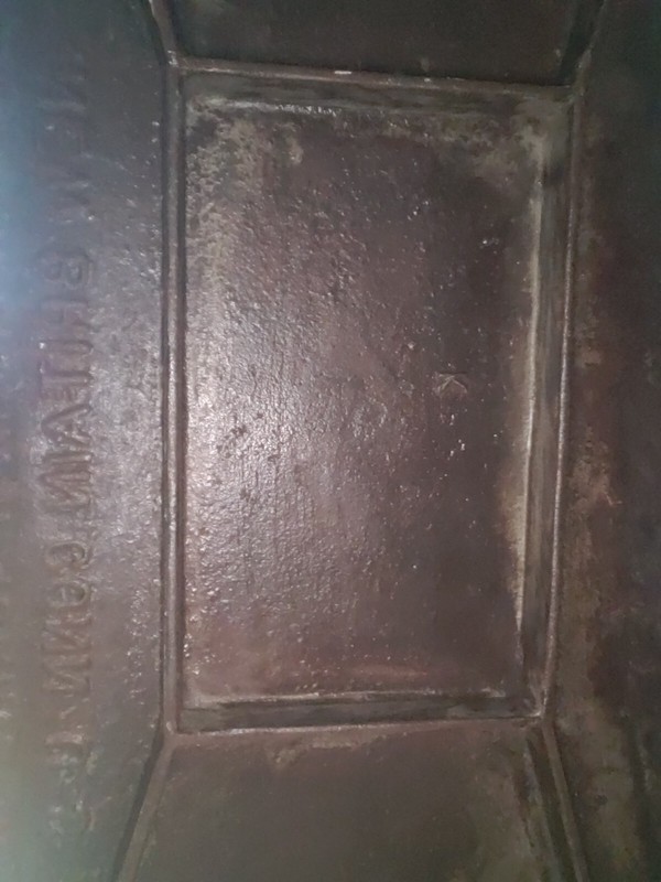 Salvaged Factory Cast Iron Three Tiered Etagere Shelf gallery