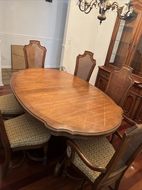 THOMASVILLE Ceremony Collection Mediterranean Walnut Dining Table