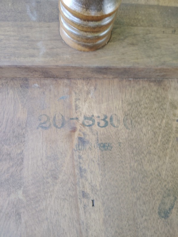 Ethan Allen American traditional solid maple and or birch 1965 wood end or side gallery