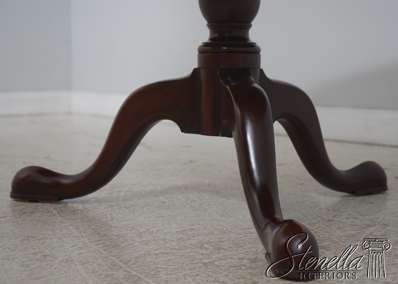L72263: KITTINGER Colonial Williamsburg CW-41 Leather Top Tilt Games Table gallery