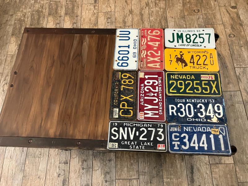 railroad cart coffee table gallery