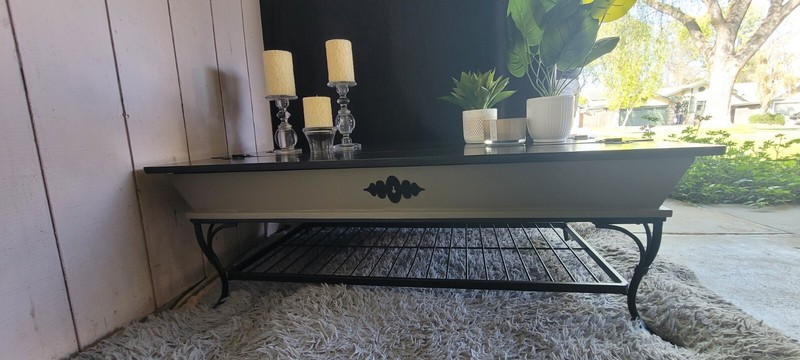 antique wooden coffee table
