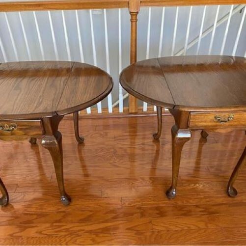 Hammary Vintage drop leaf end tables gallery