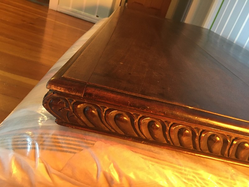Exquisite Rare Carved Wood Desk or Table gallery