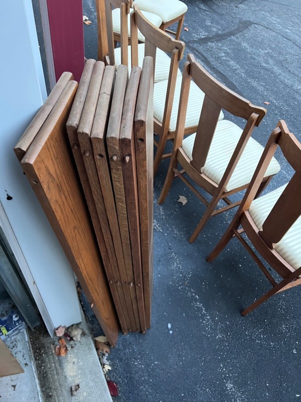 antique tiger oak dining table gallery