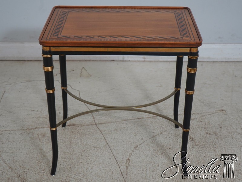L65639EC: JOHN WIDDICOMB Mario Buatta Regency Occasional Table gallery