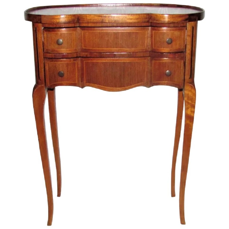 Antique French Mahogany Side Table 18th Century