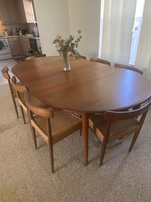 Skovmand And Andersen Table With Chairs
