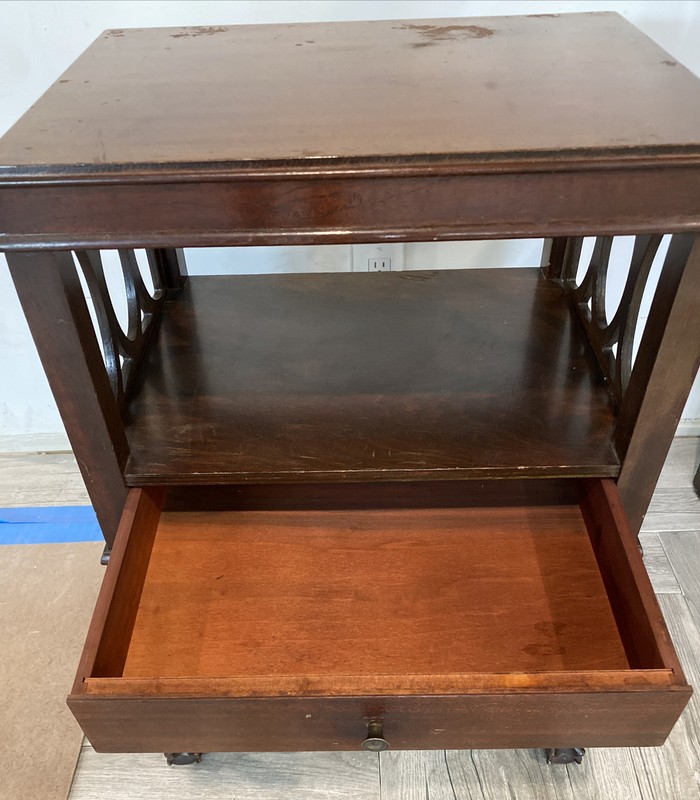 1950 Superior Table Model 9384 Claw Foot Table with Drawer PICK UP CLIFTON NJ gallery