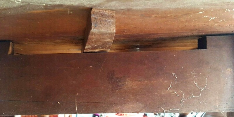 Drop Leaf Side End Table Waterfall Drawer, Early 19th Furniture American c1840 gallery