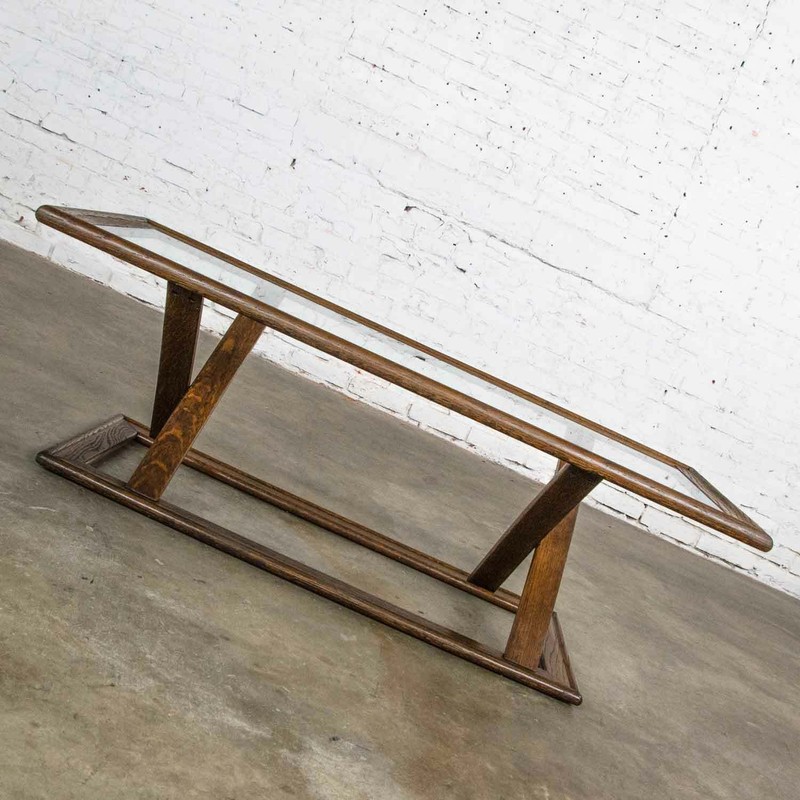 Vintage StavOak Coffee Table from Jack Daniels’ Barrel Staves Jobie G. Redmond gallery