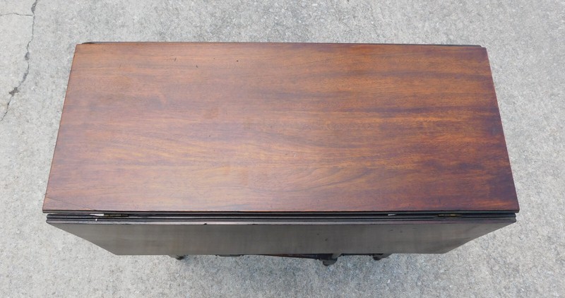 Petite Mahogany Gateleg Table Stamped Watson & Boales~~~? Salesmans Sample? gallery