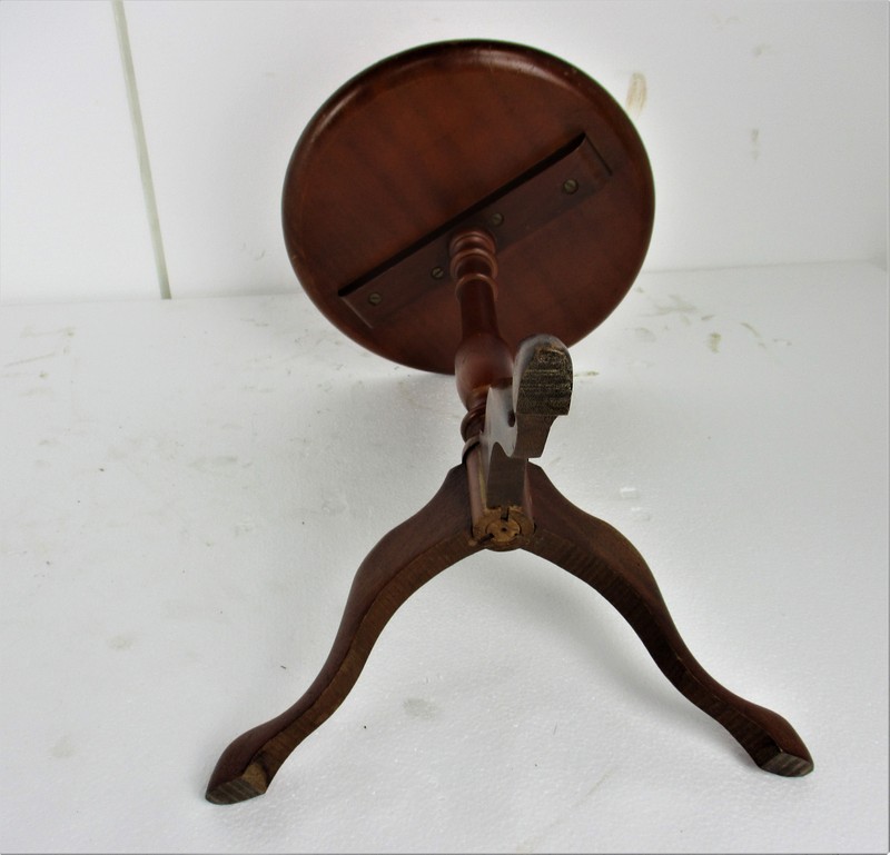 Edwardian Style Tripod Side Display Table Pedestal Plant Bonsai Stand Barn Count gallery
