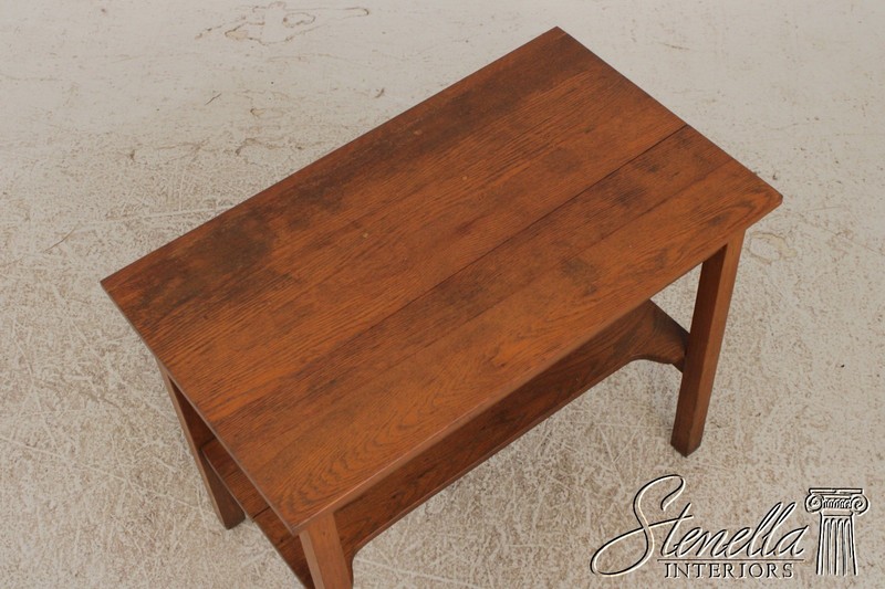 F72606: STICKLEY Antique Oak Library Table gallery