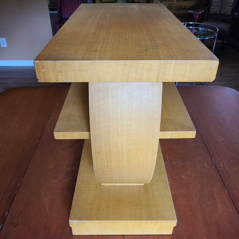 1930s Gilbert Rohde, Pearwood end table. for Brown Saltman/Original Condition gallery
