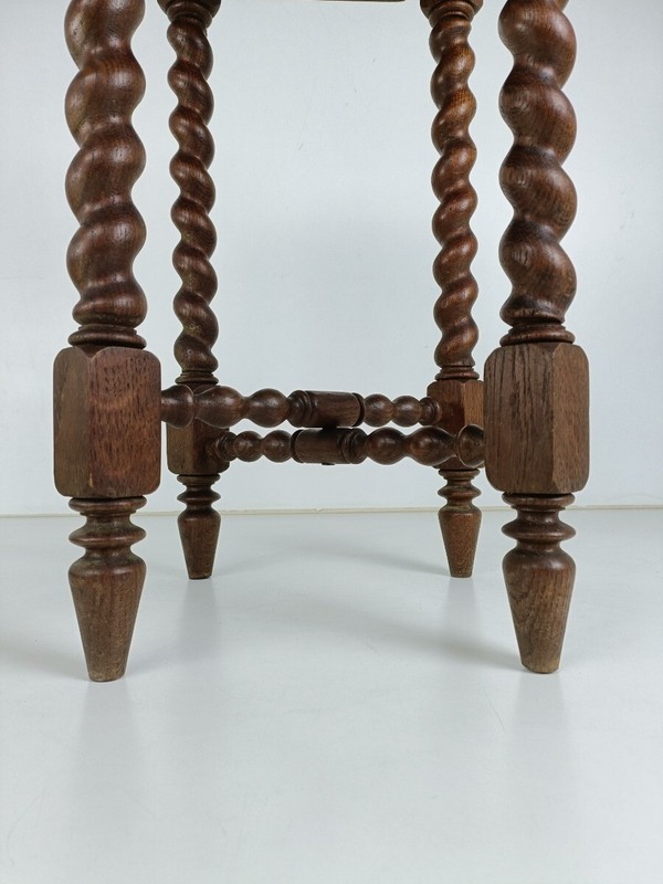 Octagonal Hand Carved wood Pedestal Table Plant Flower Bonsai Stand Side Table B gallery