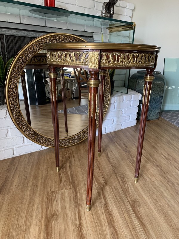 French Louis XVI Style Mahogany Solid Bronze Mount gallery