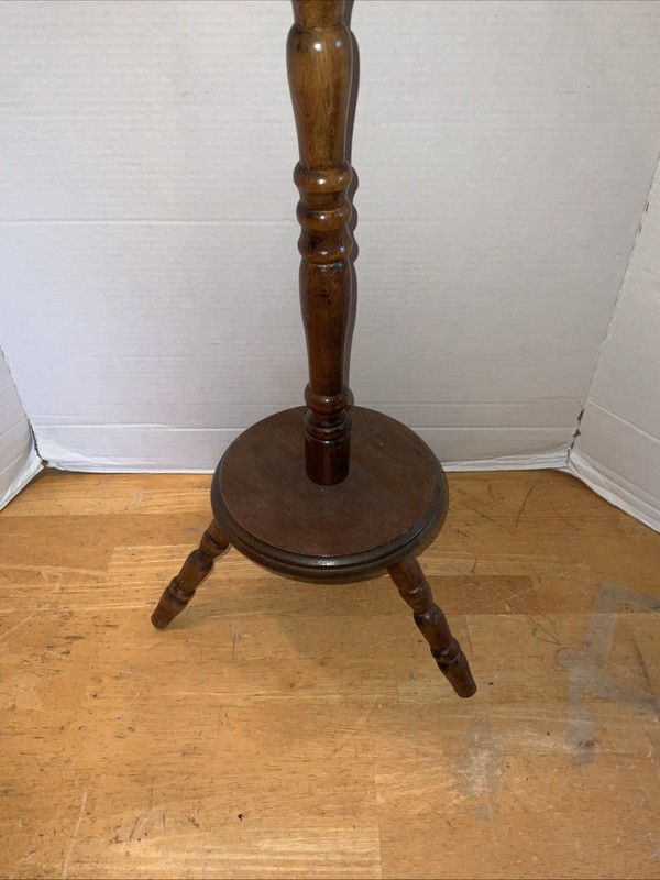 Vintage Wood Tripod Display Fern / Plant Stand Taiwan gallery