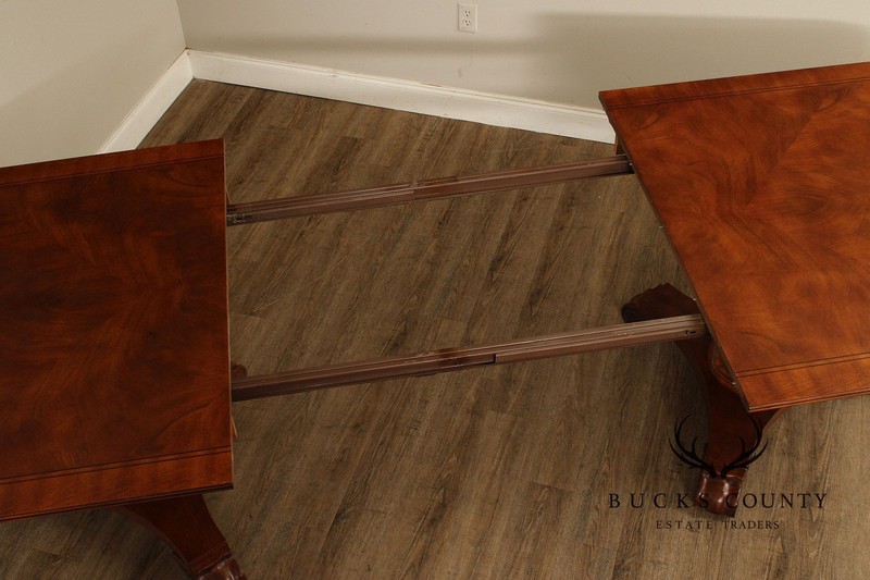 Empire Style Double Pedestal Mahogany Dining Table gallery