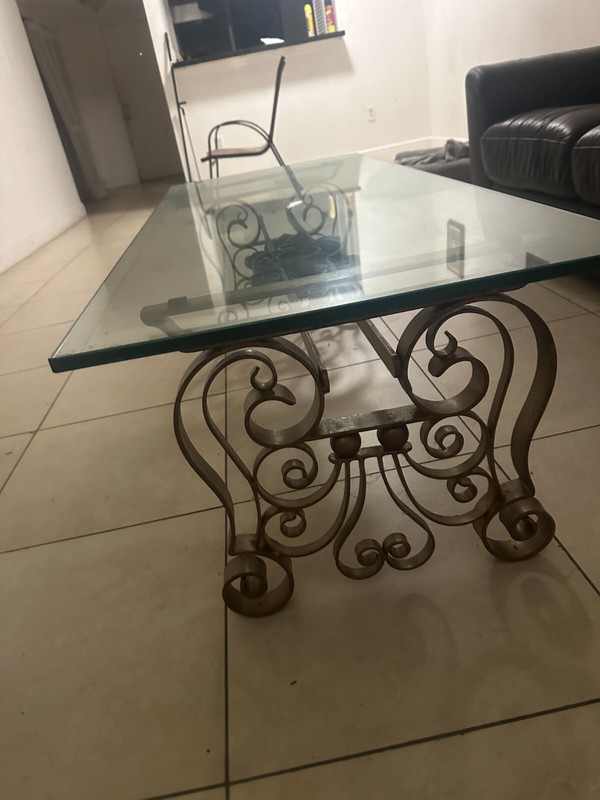 Vintage glass table unique style gallery