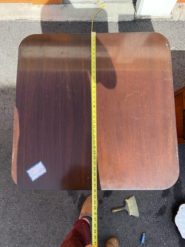 Vintage Game table | Bevan Funnel | Victorian Card table Flip Top Console 1900s gallery
