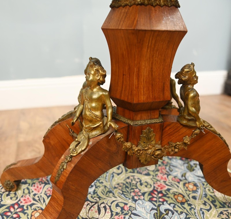 Napoleon III Centre Table Kingwood French Antique Side 1870 gallery