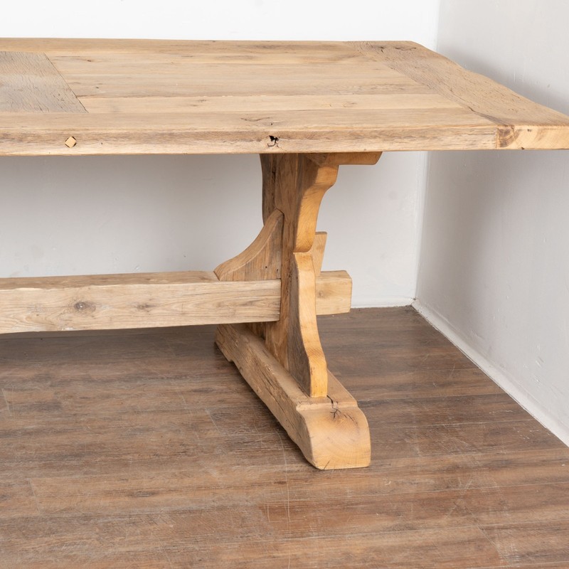 Large Bleached French Oak Dining Table gallery