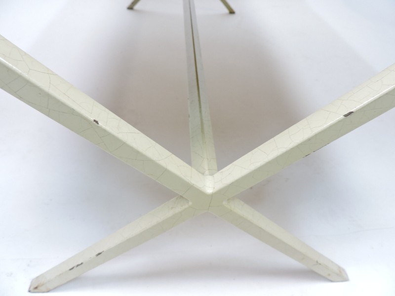 Ladislav Rado Rare Architectural Knoll and Drake X Base Coffee Table gallery