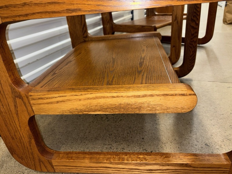 Vintage Mid Century Modern Side Tables by Lou Hodges for Mersman gallery