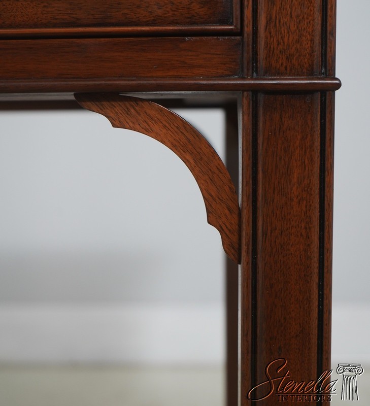 72953: HENKEL HARRIS Walnut 2 Drawer Console Table gallery
