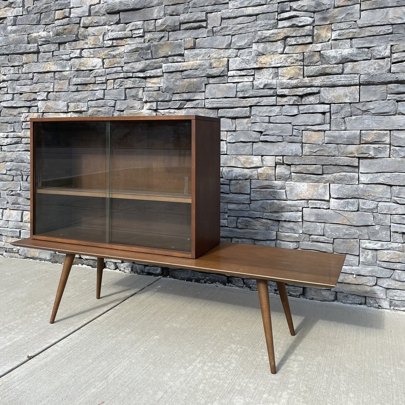 Paul McCobb for Planner Group Mid Century 1546 (60") Bench & 1519 Bookcase gallery