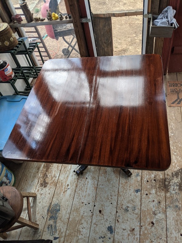 Antique Victorian Card Table gallery