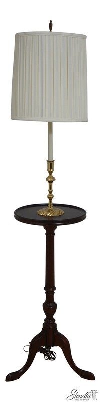 F66181: KNOB CREEK Mahogany Floor Lamp Table