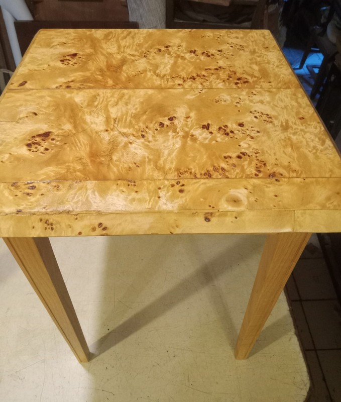 Birdseye Maple End Table / Side Table (ET794)