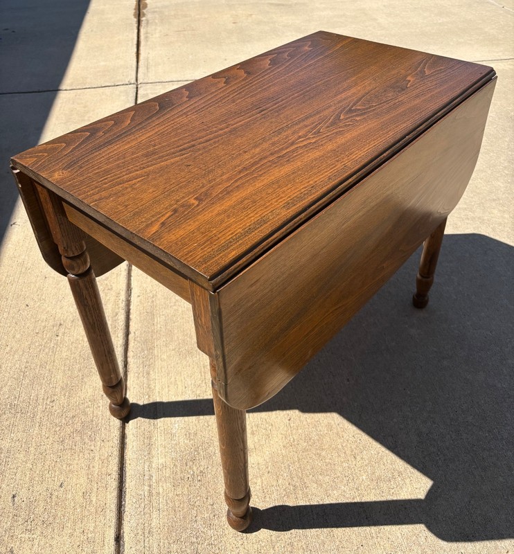 Antique Drop Leaf Table 36”x20” Closed, 36”x44” Open, 29” Tall gallery