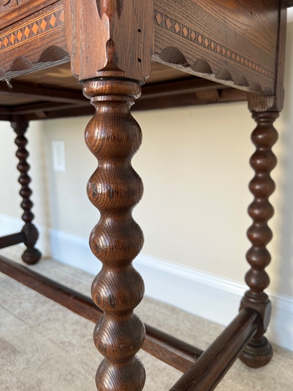 Jacobean Style Antique Oak Side Table gallery