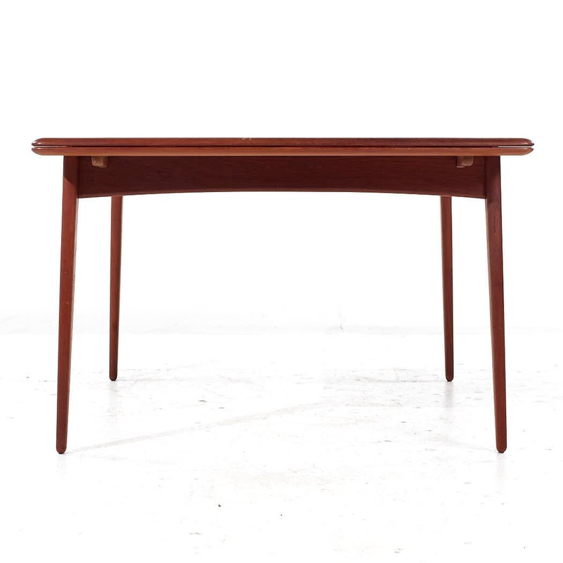 Arne Vodder Mid Century Danish Teak Hidden Leaf Dining Table gallery