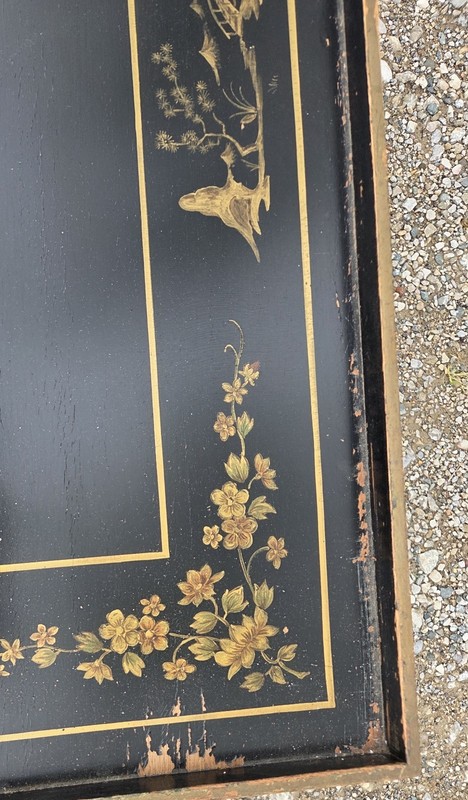 Gilded Chinoiserie Style Side Table gallery