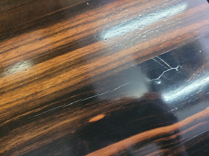 Rare Macassar Ebony Solid Wood Luxury Dining Table gallery
