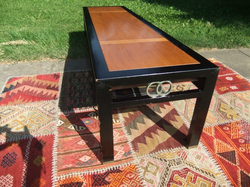 Mid Century Michael Taylor Far East Collection Teak Coffee Table Baker Furniture gallery