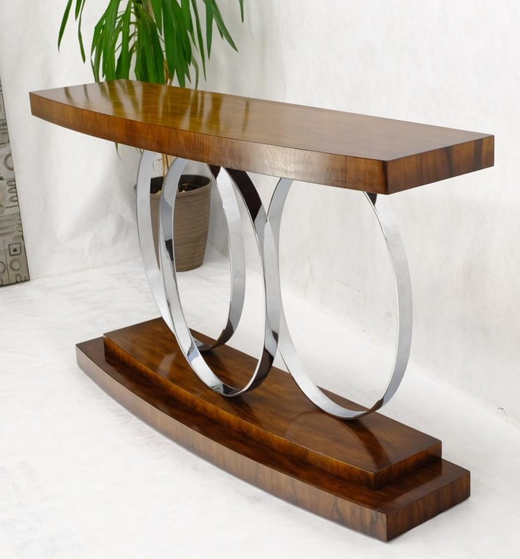 Mid-Century Modern Style Rosewood Console Table by John Richard gallery