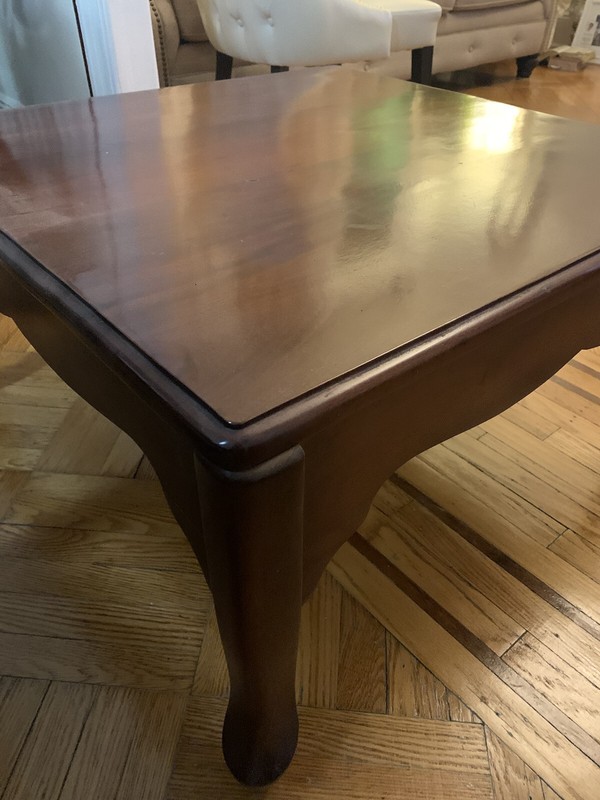 mahogany coffee table