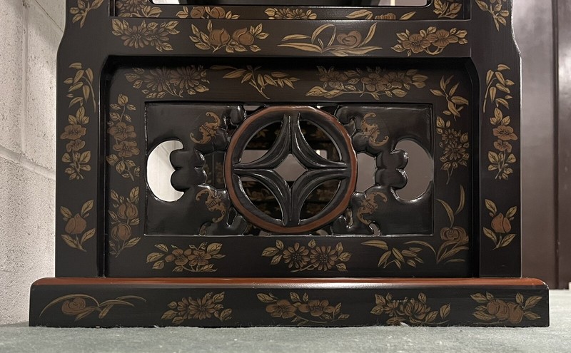 71" Drexel Heritage Ming Treasures Collection Painted Altar Console Table; Mint gallery