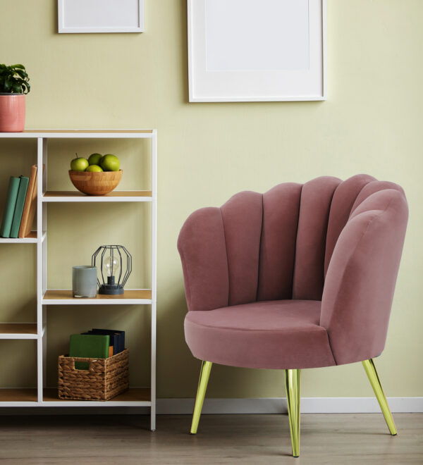 Sarita Furniture Rose gold Modern Sofa Arm Chair