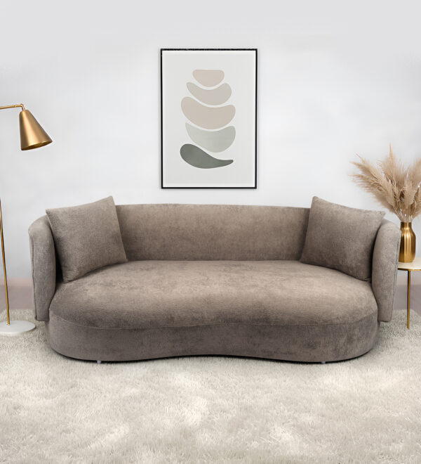 Rosy Arc Three Seater Sofa
