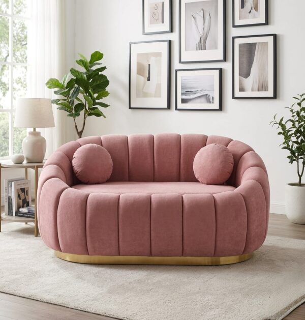 Blush Bloom Compact Sofa